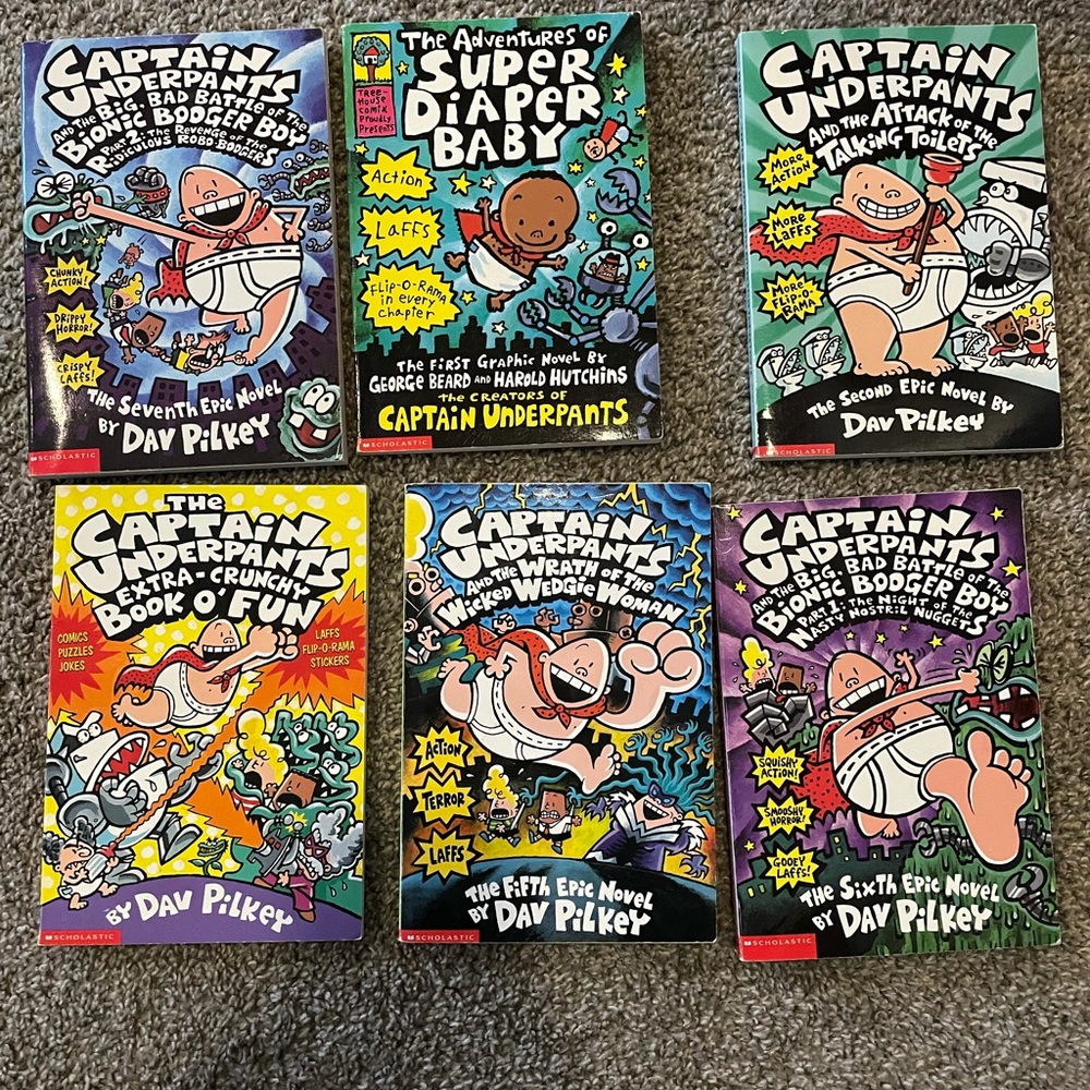 Captain Underpants Books